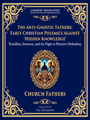 cover image of The Anti-Gnostic Fathers